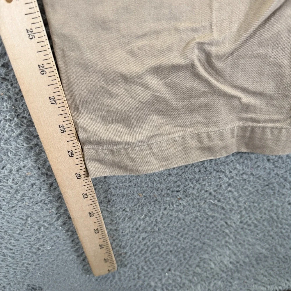 Chaps Pant Men 40x30 Beige Cotton Chino Straight Preppy Business Career Academia